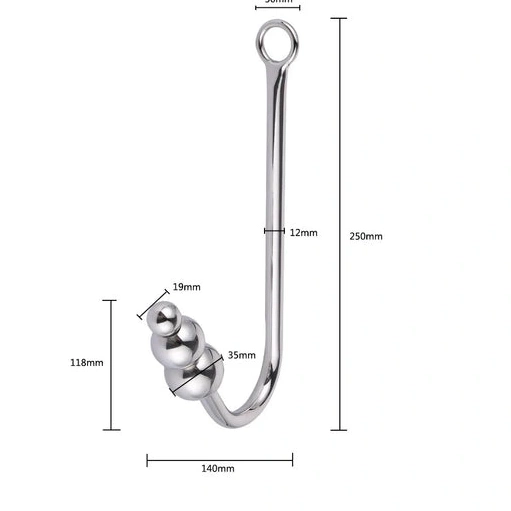 Anal Hooks Elegant Collar 5334 Anal Cuffs Beaded Hook and with 0125